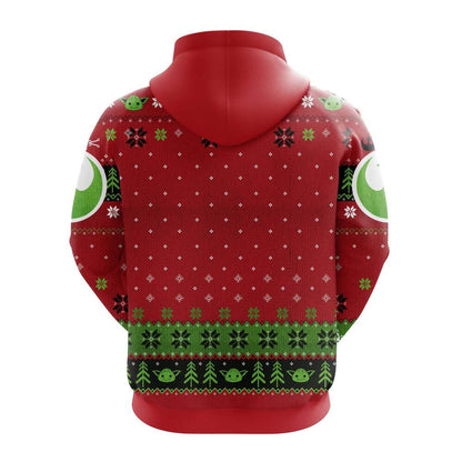 Cute Xmas Yoda Hoodie